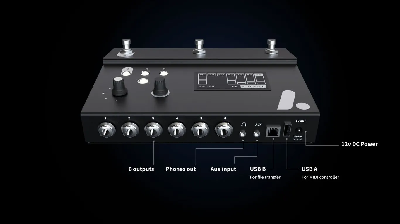 P-1 top-panel controls